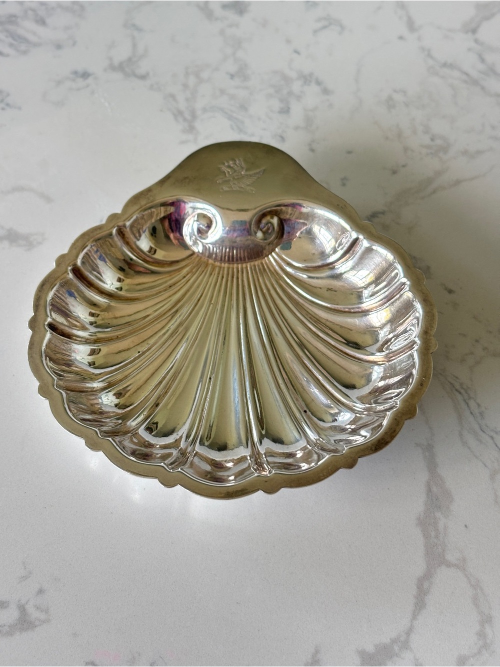 Vintage Gorham Silverplate Scallop-shaped Dish